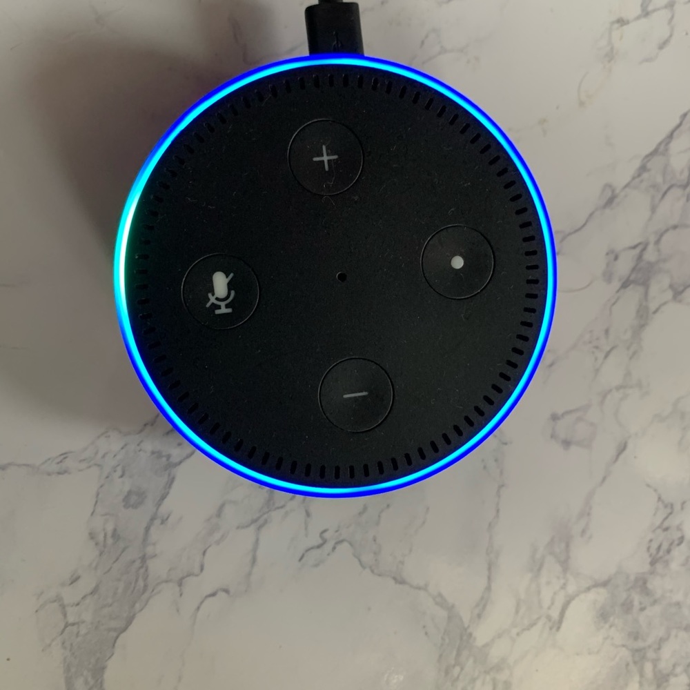 Amazon echo dot with charger!
